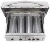 Blaze 32 Inch 4 - Burner LTE Gas Grill with Rear Burner and Built - in Lighting System - Ezonesglobal - Buy at Wine Coolers Online
