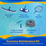 Blue Wave Belize 15′ Round Above Ground Pool - Ezonesglobal - Buy at Wine Coolers Online