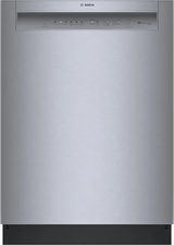 Bosch – 100 Series 24″ Front Control Smart Built - In Hybrid Tub Dishwasher with PureDry, 50 dBA – Stainless Steel - Ezonesglobal - Buy at Wine Coolers Online