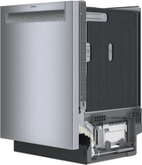 Bosch – 100 Series 24″ Front Control Smart Built - In Hybrid Tub Dishwasher with PureDry, 50 dBA – Stainless Steel - Ezonesglobal - Buy at Wine Coolers Online