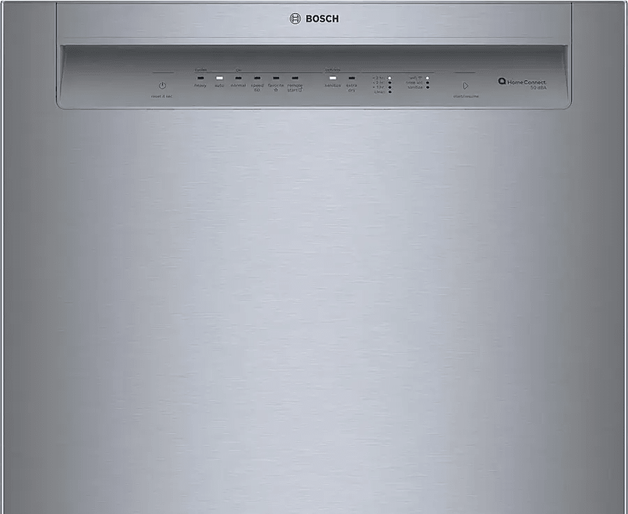 Bosch – 100 Series 24″ Front Control Smart Built - In Hybrid Tub Dishwasher with PureDry, 50 dBA – Stainless Steel - Ezonesglobal - Buy at Wine Coolers Online