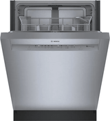 Bosch – 100 Series 24″ Front Control Smart Built - In Hybrid Tub Dishwasher with PureDry, 50 dBA – Stainless Steel - Ezonesglobal - Buy at Wine Coolers Online