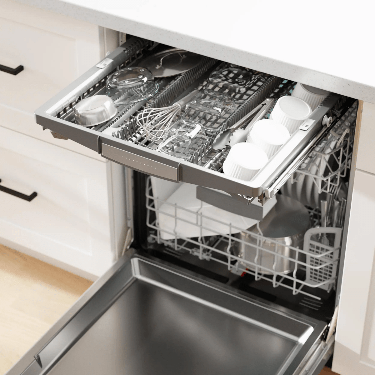 Bosch 800 Series 24 in. Top Control Smart Dishwasher with 42 dBa Sound Level, 3rd - Rack, CrystalDry & Pocket – Stainless Steel - Ezonesglobal - Buy at Wine Coolers Online