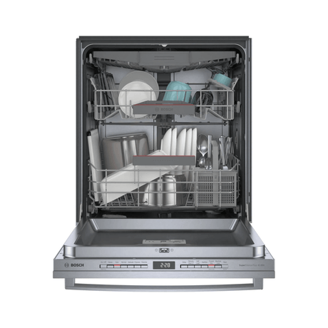 Bosch 800 Series 24 in. Top Control Smart Dishwasher with 42 dBa Sound Level, 3rd - Rack, CrystalDry & Pocket – Stainless Steel - Ezonesglobal - Buy at Wine Coolers Online