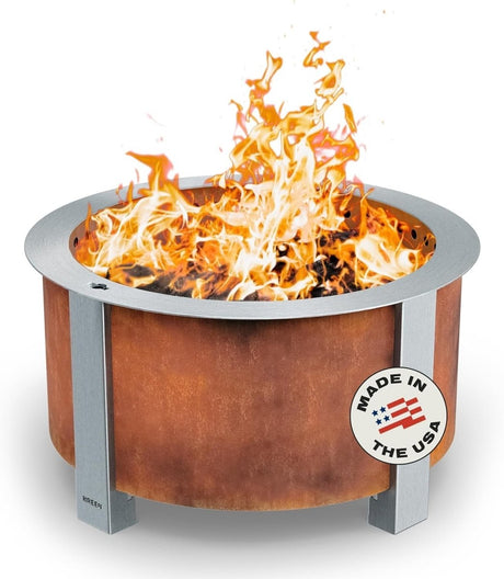 Breeo X Series 24 Smokeless Fire Pit - Ezonesglobal - Buy at Wine Coolers Online