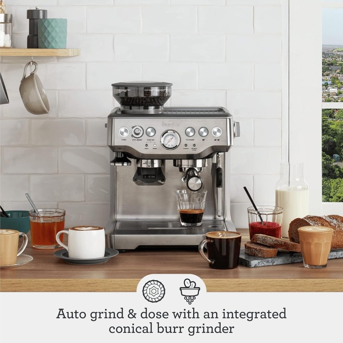 Breville Barista Express Espresso Machine - Ezonesglobal - Buy at Wine Coolers Online