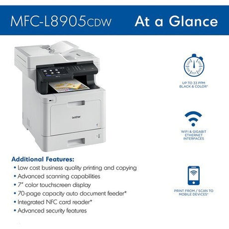 Brother MFC - L8905CDW Wireless Color Laser Printer - Ezonesglobal - Buy at Wine Coolers Online