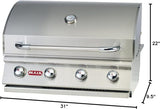 Bull Outlaw 30 inch 4 Burner Built in Natural Gas Grill - Ezonesglobal - Buy at Wine Coolers Online
