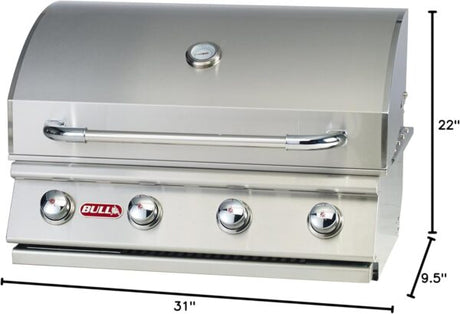 Bull Outlaw 30 inch 4 Burner Built in Natural Gas Grill - Ezonesglobal - Buy at Wine Coolers Online
