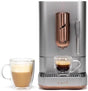 Café Affetto Automatic Espresso Machine + Milk Frother | Built - In & Adjustable Espresso Bean Grinder | One - Touch Brew in 90 Seconds | Steel Silver, 1.2 Liter, (C7CEBBS2RS3) - Ezonesglobal - Buy at Wine Coolers Online