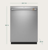 Cafe CDT828P2VS1 CAF(EBACK)™ CustomFit ENERGY STAR Stainless Interior Dishwasher with Ultra Wash & Dry, 42 dBA - Ezonesglobal - Buy at Wine Coolers Online