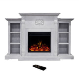 Cambridge Sanoma Electric Fireplace and Display · - Ezonesglobal - Buy at Wine Coolers Online