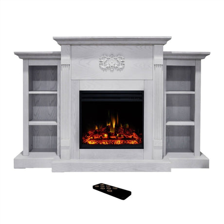 Cambridge Sanoma Electric Fireplace and Display · - Ezonesglobal - Buy at Wine Coolers Online