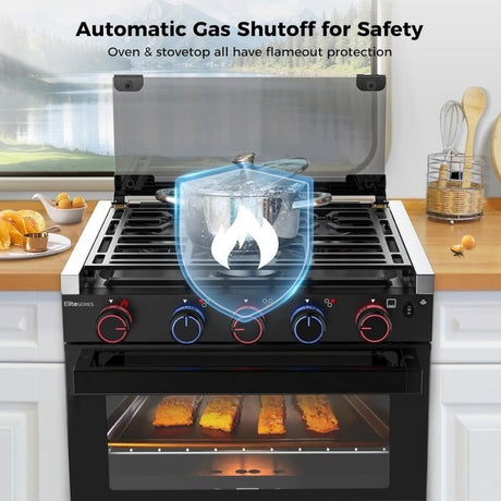 CAMPLUX 2 - in - 1 RV Propane Oven Stove - Ezonesglobal - Buy at Wine Coolers Online
