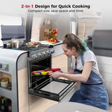 Camplux 21 Inches RV Stove Gas Range Oven 3 Burners Cooktop - Ezonesglobal - Buy at Wine Coolers Online