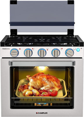 Camplux 21 Inches RV Stove Gas Range Oven 3 Burners Cooktop - Ezonesglobal - Buy at Wine Coolers Online