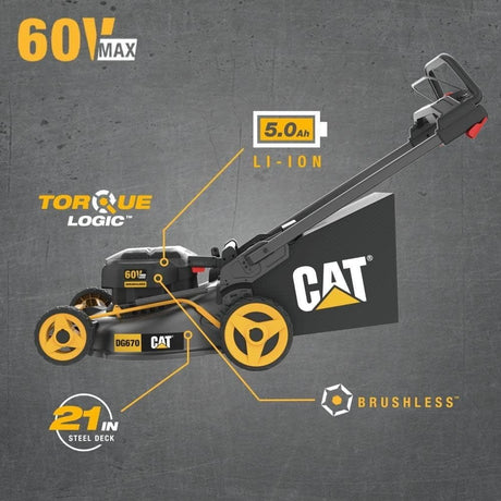 Cat 60V 21In Brushless Lawn Mower Kit - Ezonesglobal - Buy at Wine Coolers Online