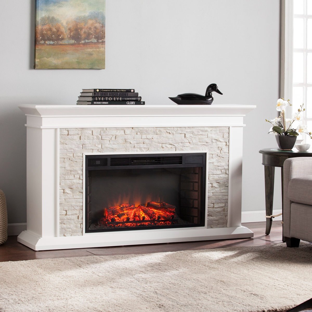 Ceonna Electric Fireplace Winston Porter Finish - Ezonesglobal - Buy at Wine Coolers Online