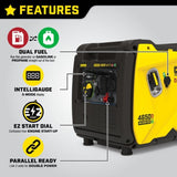 Champion 200994 3650/4650W Dual Fuel Inverter Generator - Ezonesglobal - Buy at Wine Coolers Online