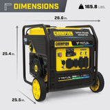 Champion 201176 9000W Tri - Fuel Open Frame Inverter Generator - Ezonesglobal - Buy at Wine Coolers Online