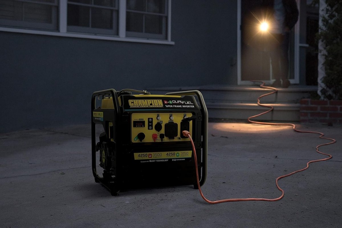 Champion 4250 - Watt Dual Fuel RV Ready Open Frame Inverter Generator - Ezonesglobal - Buy at Wine Coolers Online