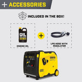 Champion 4,500 - Watt Portable Dual Fuel Inverter Generator 200991 - Ezonesglobal - Buy at Wine Coolers Online