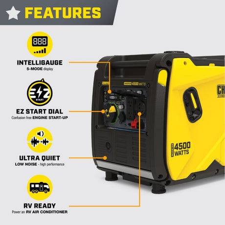 Champion 4500 - Watt Portable Inverter Generator - Ezonesglobal - Buy at Wine Coolers Online