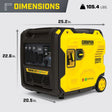Champion Power Equipment 6500W Dual Fuel Port Inverter Generator 201532 - Ezonesglobal - Buy at Wine Coolers Online