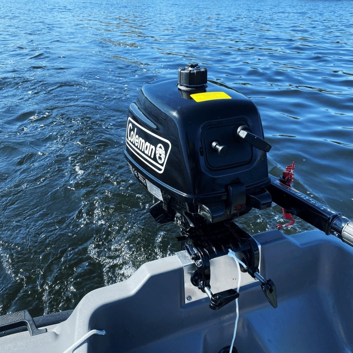 Coleman Powersports 5 HP 4 Stroke Outboard Boat Motor with Easy Pull Start F5BMS - Ezonesglobal - Buy at Wine Coolers Online