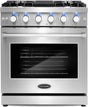 Cosmo 30 in. 4.5 Cu. Ft. Gas Range with 5 Sealed Burners, Convection Oven, - Ezonesglobal - Buy at Wine Coolers Online