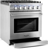 Cosmo 30 in. 4.5 Cu. Ft. Gas Range with 5 Sealed Burners, Convection Oven, - Ezonesglobal - Buy at Wine Coolers Online