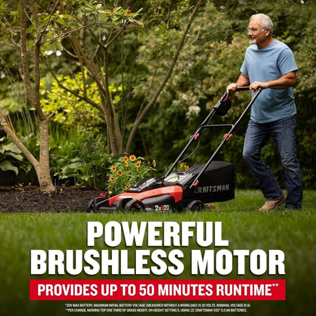 CRAFTSMAN V20 Lawn Mower, Push Mower - Ezonesglobal - Buy at Wine Coolers Online