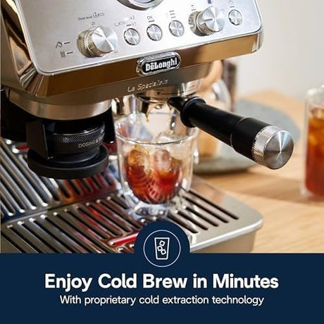 De’Longhi La Specialista Arte Evo Espresso Machine – Compact Cold Brew Coffee Maker with Grinder, Milk Steam Wand/Frother & Tamping Tools – Home Barista Kit for Lattes, Cappuccinos, Iced Coffee - Ezonesglobal - Buy at Wine Coolers Online