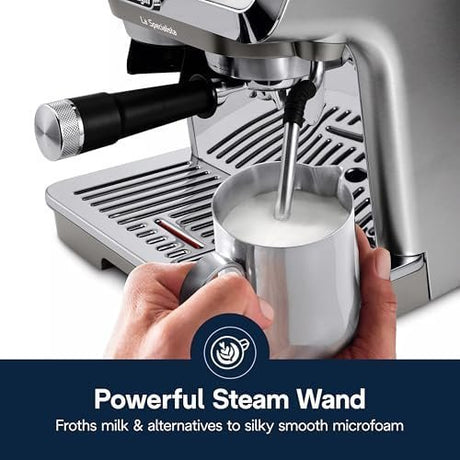 De’Longhi La Specialista Arte Evo Espresso Machine – Compact Cold Brew Coffee Maker with Grinder, Milk Steam Wand/Frother & Tamping Tools – Home Barista Kit for Lattes, Cappuccinos, Iced Coffee - Ezonesglobal - Buy at Wine Coolers Online