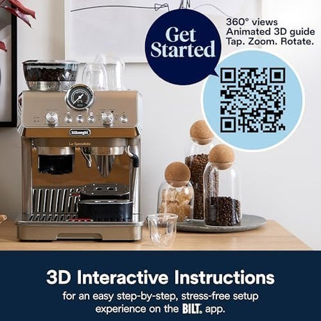 De’Longhi La Specialista Arte Evo Espresso Machine – Compact Cold Brew Coffee Maker with Grinder, Milk Steam Wand/Frother & Tamping Tools – Home Barista Kit for Lattes, Cappuccinos, Iced Coffee - Ezonesglobal - Buy at Wine Coolers Online