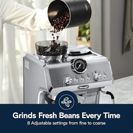 De’Longhi La Specialista Arte Evo Espresso Machine – Compact Cold Brew Coffee Maker with Grinder, Milk Steam Wand/Frother & Tamping Tools – Home Barista Kit for Lattes, Cappuccinos, Iced Coffee - Ezonesglobal - Buy at Wine Coolers Online