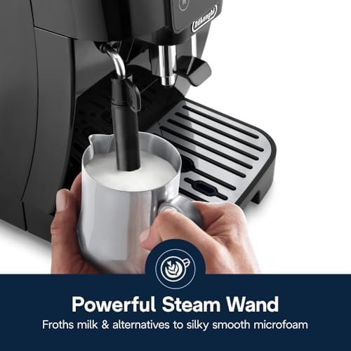 De’Longhi Magnifica Start Automatic Espresso Machine with Manual Milk Frother & Built in Grinder – 3 One - Touch Recipes, Easy - to - Clean, Home Barista Coffee Maker for Lattes, Cappuccino, Iced Coffee - Ezonesglobal - Buy at Wine Coolers Online