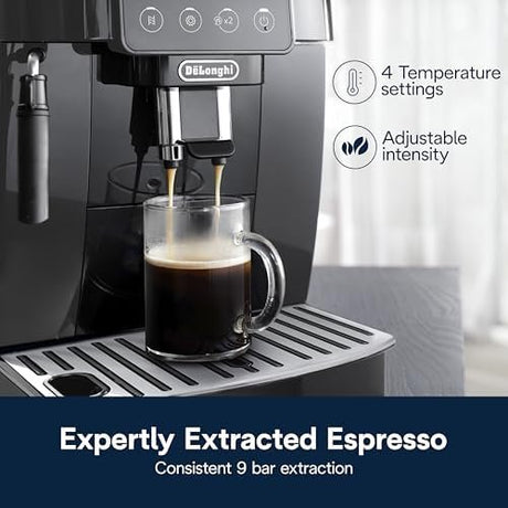 De’Longhi Magnifica Start Automatic Espresso Machine with Manual Milk Frother & Built in Grinder – 3 One - Touch Recipes, Easy - to - Clean, Home Barista Coffee Maker for Lattes, Cappuccino, Iced Coffee - Ezonesglobal - Buy at Wine Coolers Online