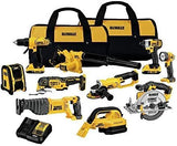 DEWALT 20V MAX Power Tool Combo Kit, 10 - Tool Cordless Power Tool Set with 2 Batteries and Charger (DCK1020D2) - Ezonesglobal - Buy at Wine Coolers Online