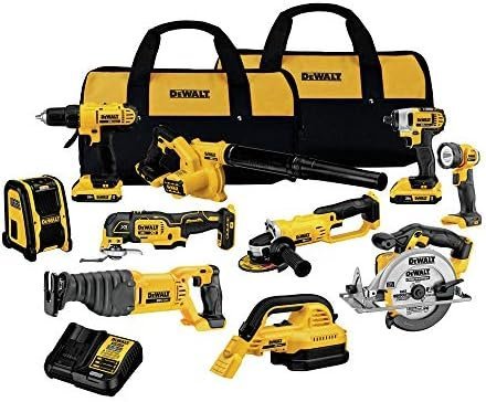 DEWALT 20V MAX Power Tool Combo Kit, 10 - Tool Cordless Power Tool Set with 2 Batteries and Charger (DCK1020D2) - Ezonesglobal - Buy at Wine Coolers Online