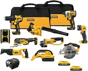 DEWALT 20V MAX Power Tool Combo Kit, Cordless Power Tool Set, 10 - Tool with 2 Batteries and Charger Included (DCK1021D2) - Ezonesglobal - Buy at Wine Coolers Online