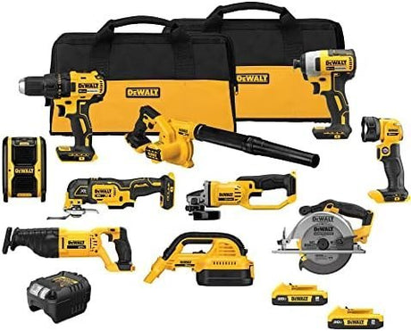 DEWALT 20V MAX Power Tool Combo Kit, Cordless Power Tool Set, 10 - Tool with 2 Batteries and Charger Included (DCK1021D2) - Ezonesglobal - Buy at Wine Coolers Online