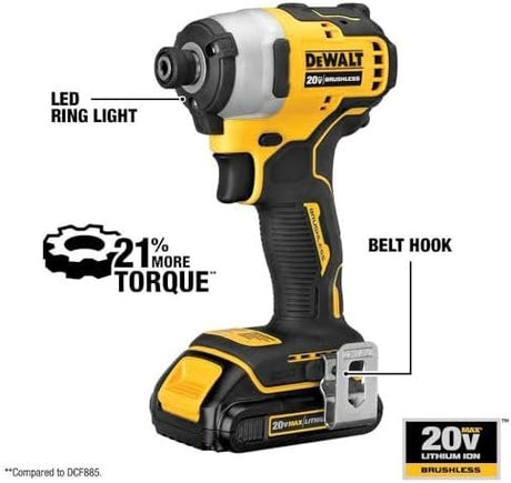 DEWALT ATOMIC 20V MAX* Cordless Drill Combo Kit, Compact (DCK278C2) - Ezonesglobal - Buy at Wine Coolers Online