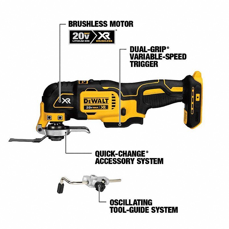DEWALT Cordless Tool Combination Kit: 6 Tools, 20 V DC Volt, Battery Included, 20V MAX* XR®, 31AC52 - Ezonesglobal - Buy at Wine Coolers Online