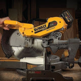 DeWalt FLEXVOLT 12 in 120V MAX Double Bevel Compound Sliding Miter Saw Kit - Ezonesglobal - Buy at Wine Coolers Online