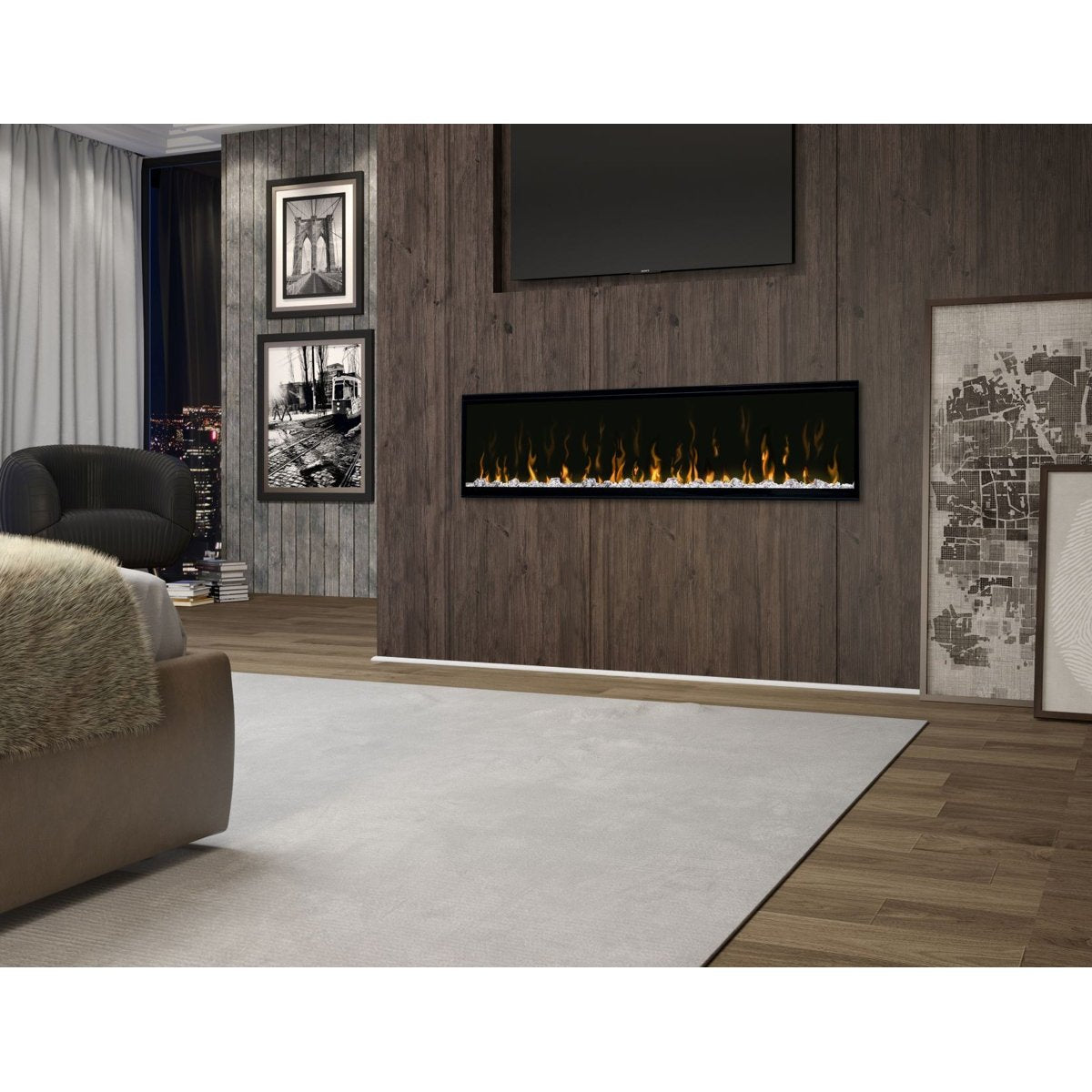 Dimplex IgniteXL 60 - Inch Built - in Linear Electric Fireplace - Ezonesglobal - Buy at Wine Coolers Online