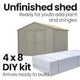 Do - It Yourself Princeton Premier 10 ft. W x 10 ft. D Outdoor Wood Storage Shed (100 sq. ft.) - Ezonesglobal - Buy at Wine Coolers Online