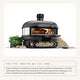 Dome Propane Outdoor Pizza Oven in Off - Black - Ezonesglobal - Buy at Wine Coolers Online