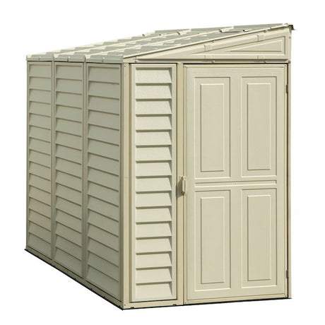 DuraMax Building Products 4 - ft x 8 - ft Sidemate Off - white Lean - to Vinyl Storage Shed - Ezonesglobal - Buy at Wine Coolers Online