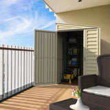 DuraMax Building Products 4 - ft x 8 - ft Sidemate Off - white Lean - to Vinyl Storage Shed - Ezonesglobal - Buy at Wine Coolers Online